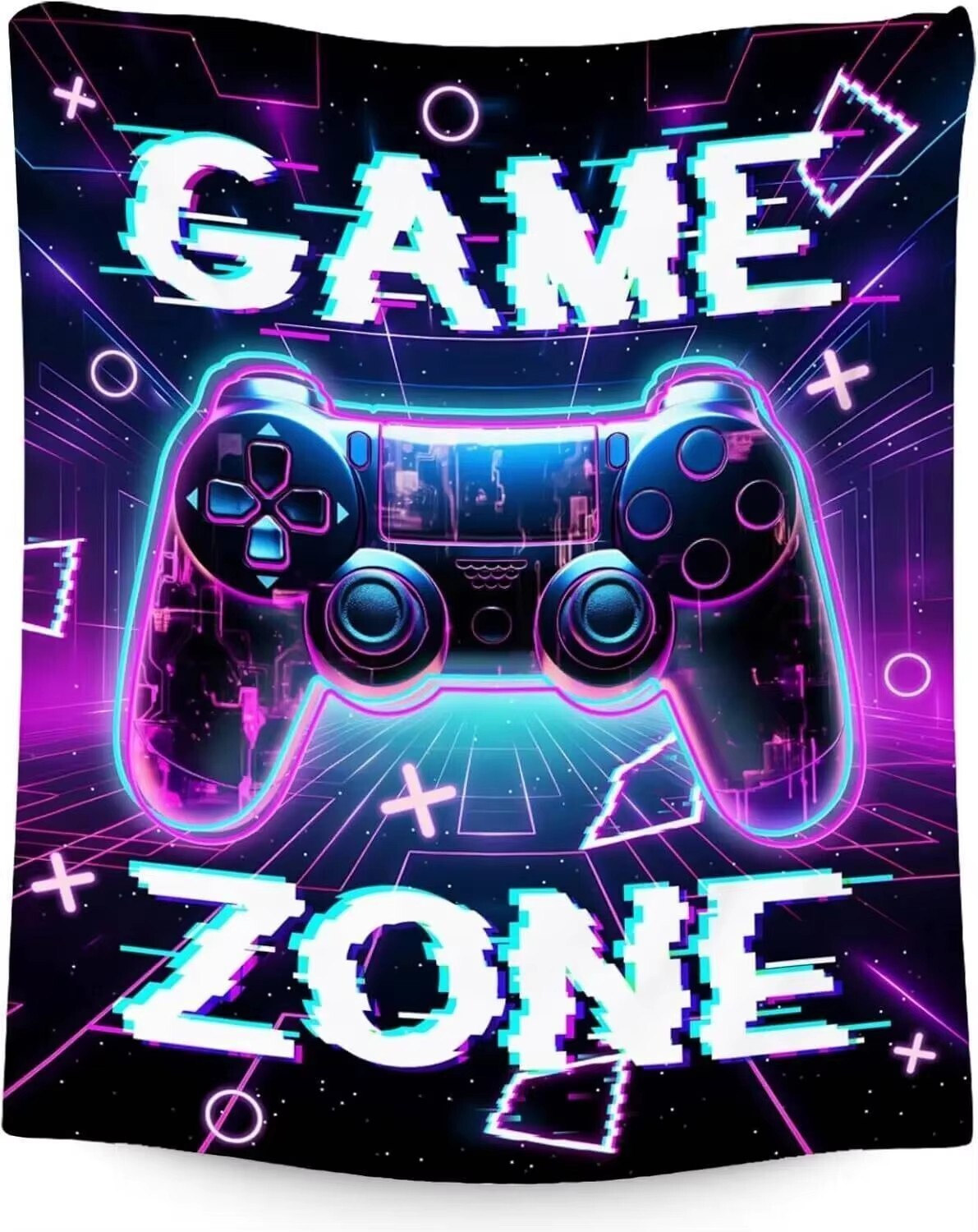 Gaming Accessories For Kids Room - Boys Blanket - Gaming Blanket for