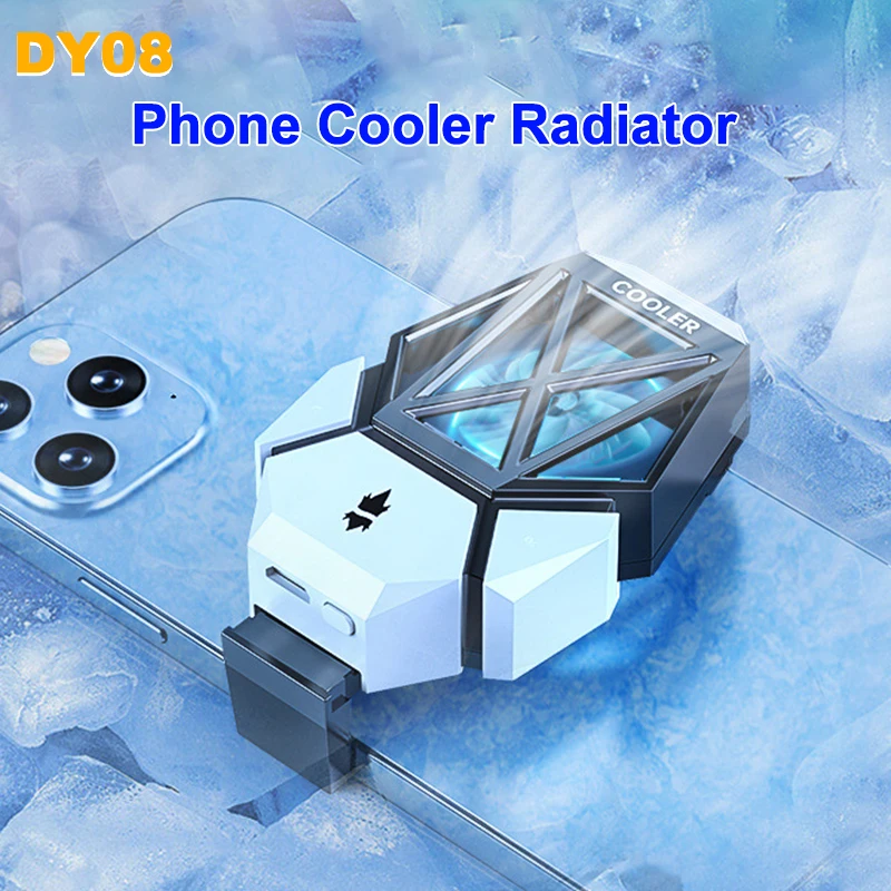 Gaming Accessories For Your Phone - DY08 Mobile Phone Cooling Fan Radiator