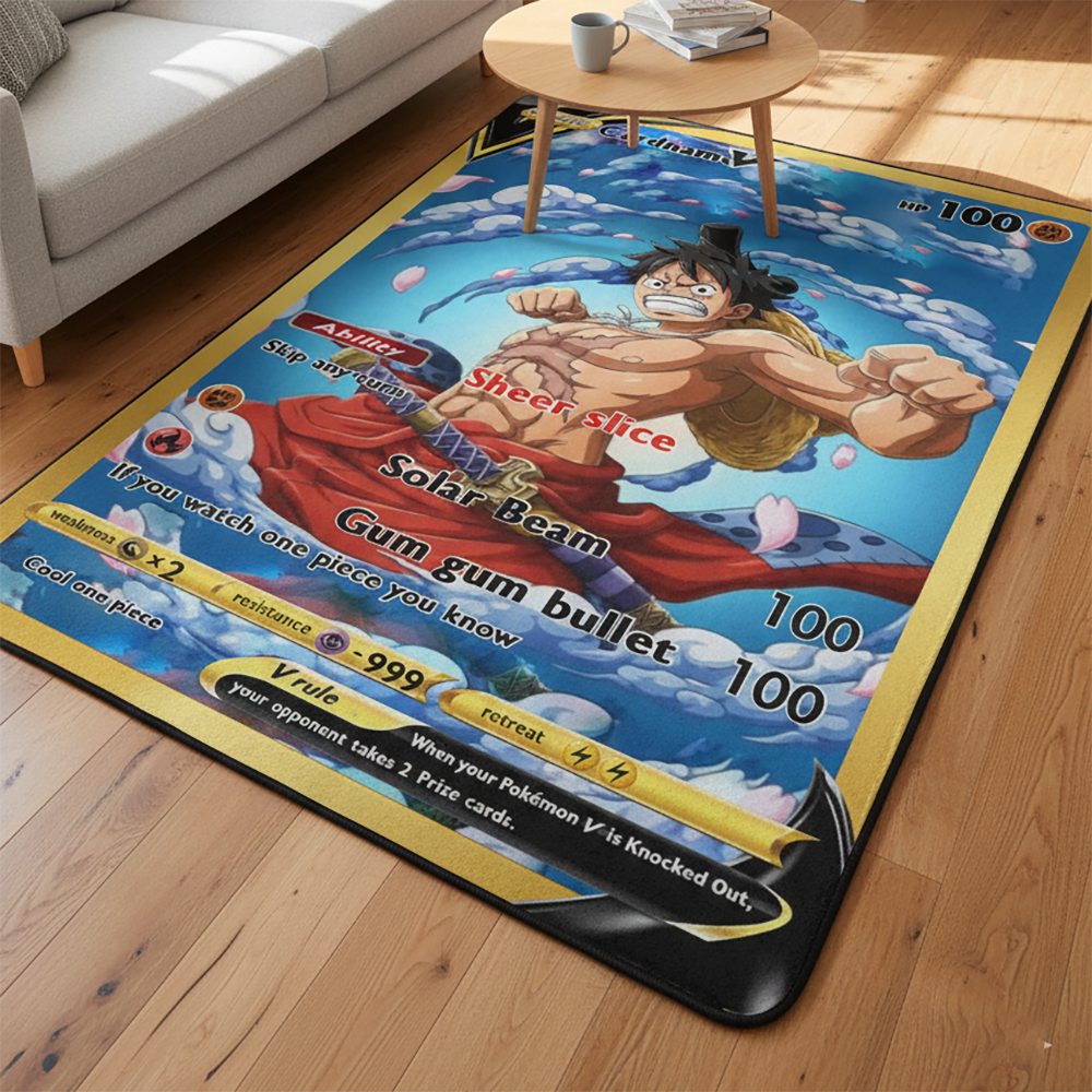 Cartoon One Piece Rug Anime Lu - Gaming Accessories For Kids Room recension och pris