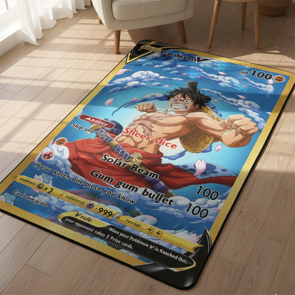 Cartoon One Piece Rug Anime Lu - Gaming Accessories For Kids Room recension och pris