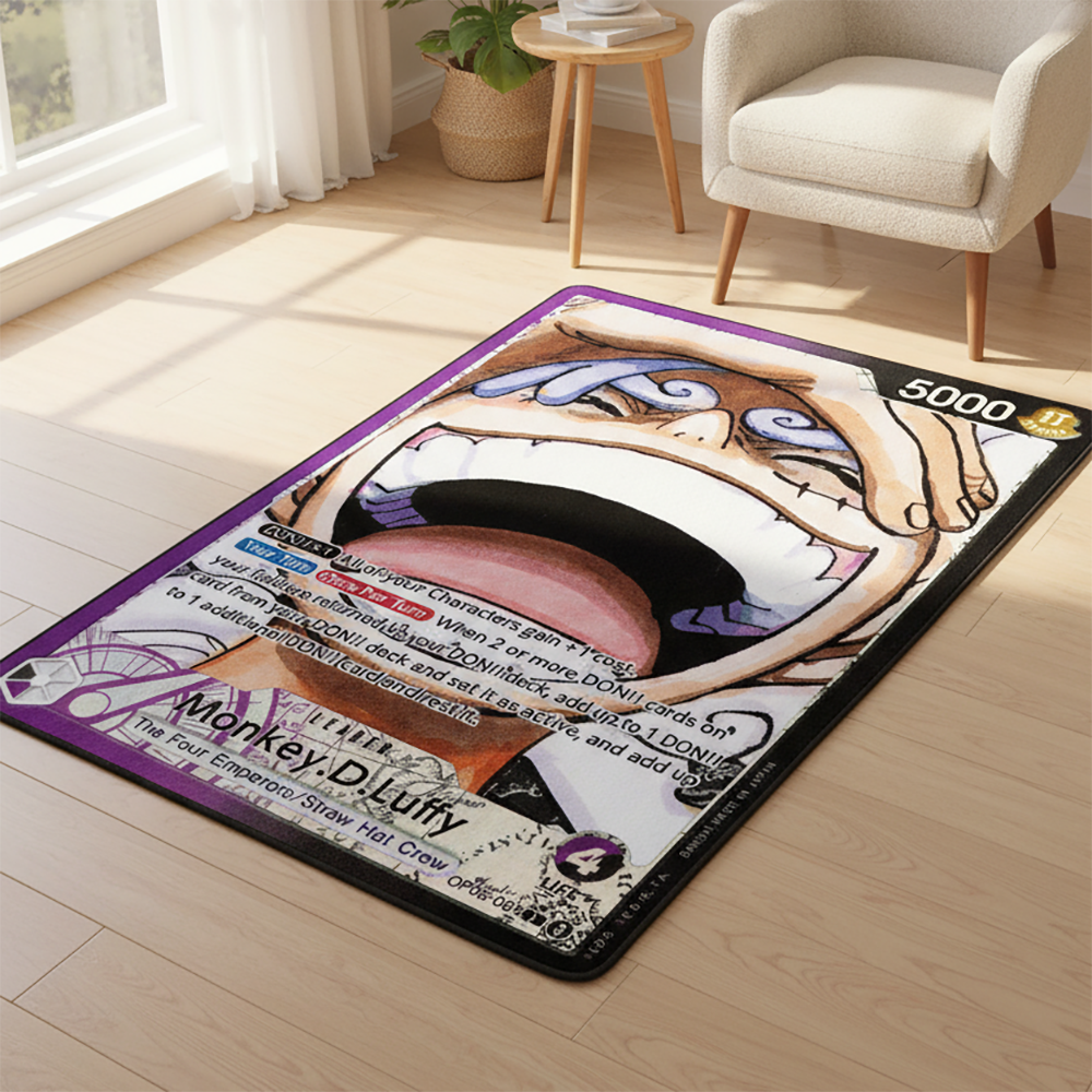 Cartoon One Piece Luffy Rug  A - Gaming Accessories For Kids Room recension och pris