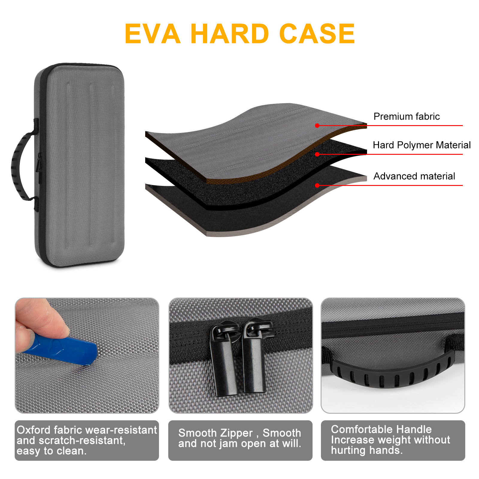 Hard EVA Case for Aula F75 Gam - Gaming Accessories Bag recension och pris