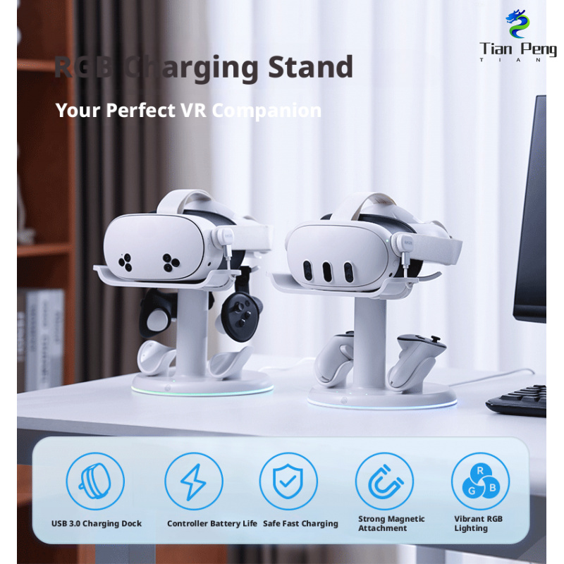 Fast Charging Dock for Meta Qu - Headset Stand Rgb recension och pris