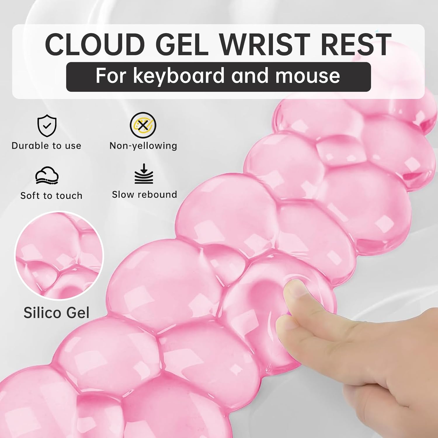 Mouse Pad with Wrist Rest, Sof - Gaming Accessories Images recension och pris