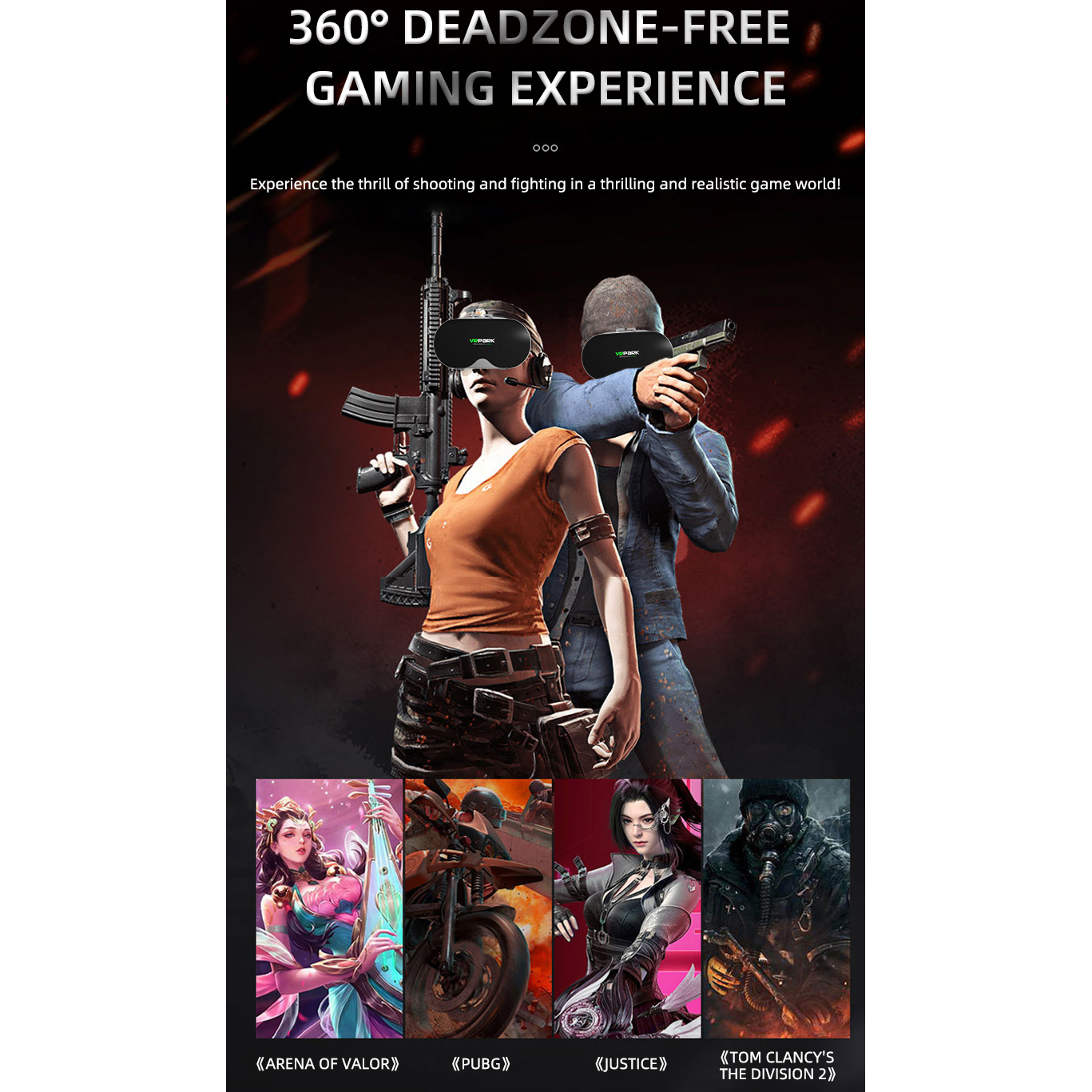 Virtual Reality 3D VR Glasses  - Gaming Accessories For Your Phone recension och pris