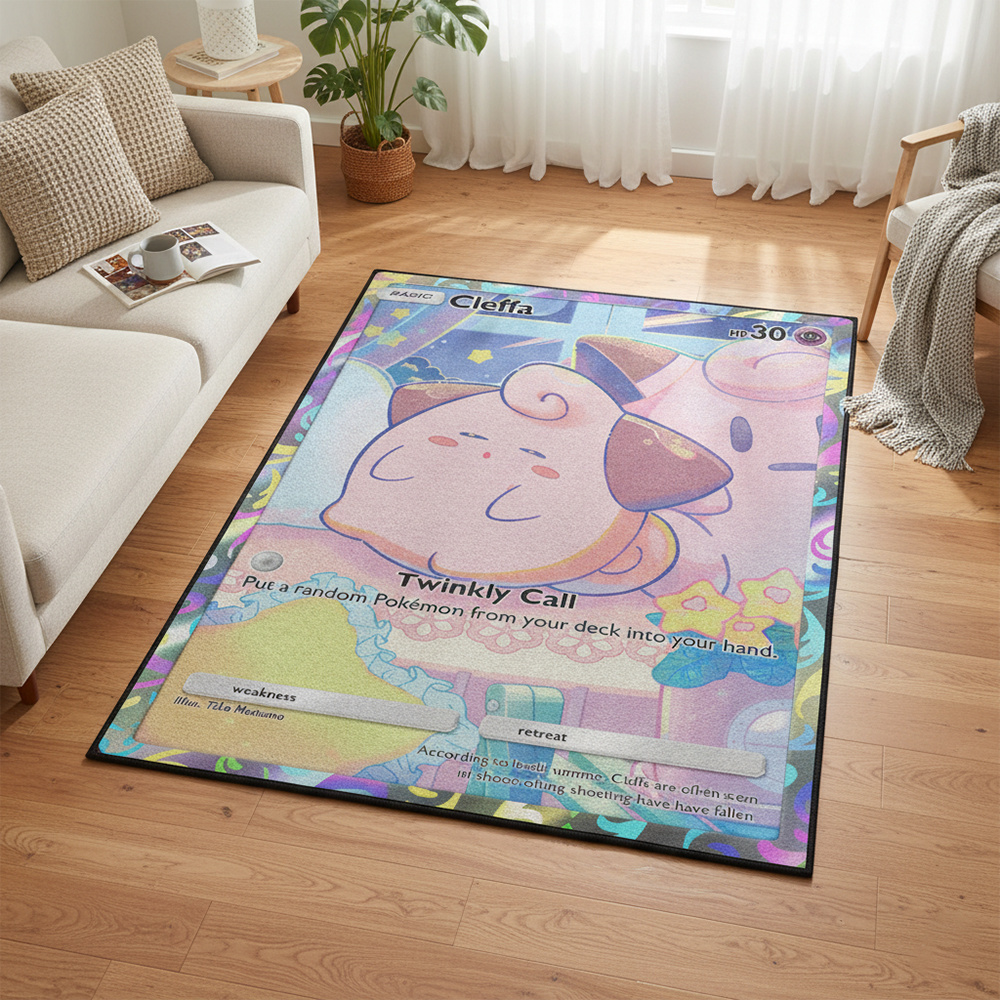 Pokemon Cleffa Anime Rug Kawai - Gaming Accessories Cute recension och pris