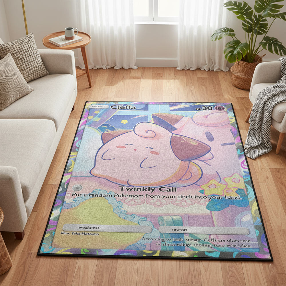 Pokemon Cleffa Anime Rug Kawai - Gaming Accessories Cute recension och pris