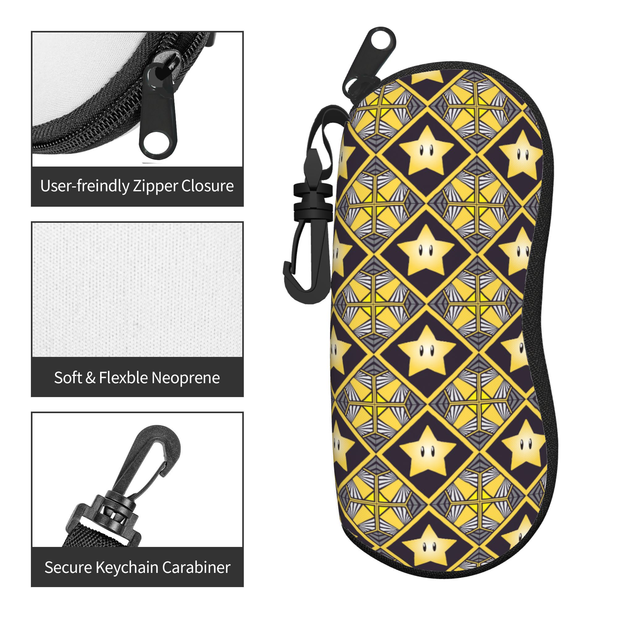 Power Star Glasses Case Men Wo - Gaming Accessories Bag recension och pris