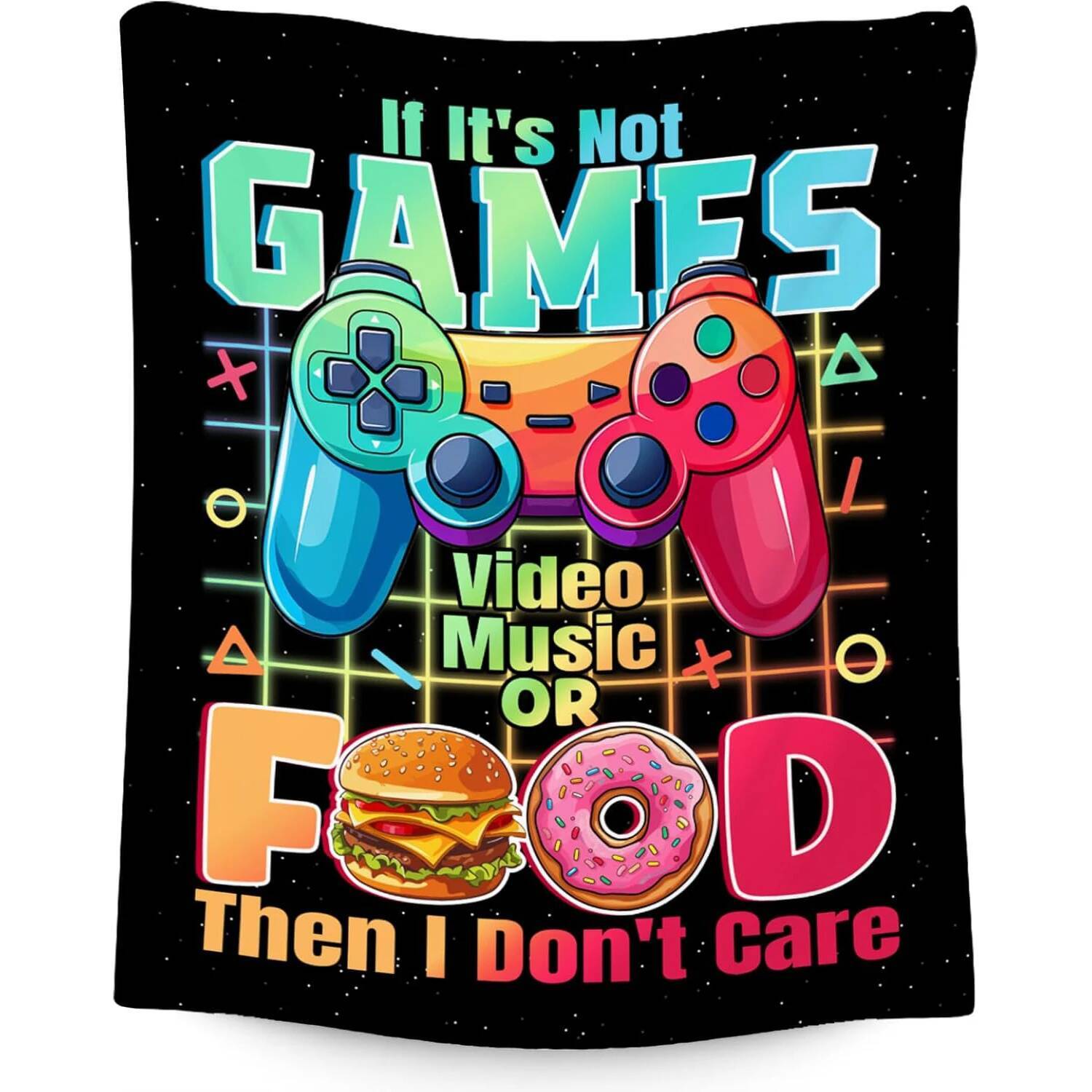 Boys Blanket - Gaming Blanket  - Gaming Accessories For Kids Room recension och pris