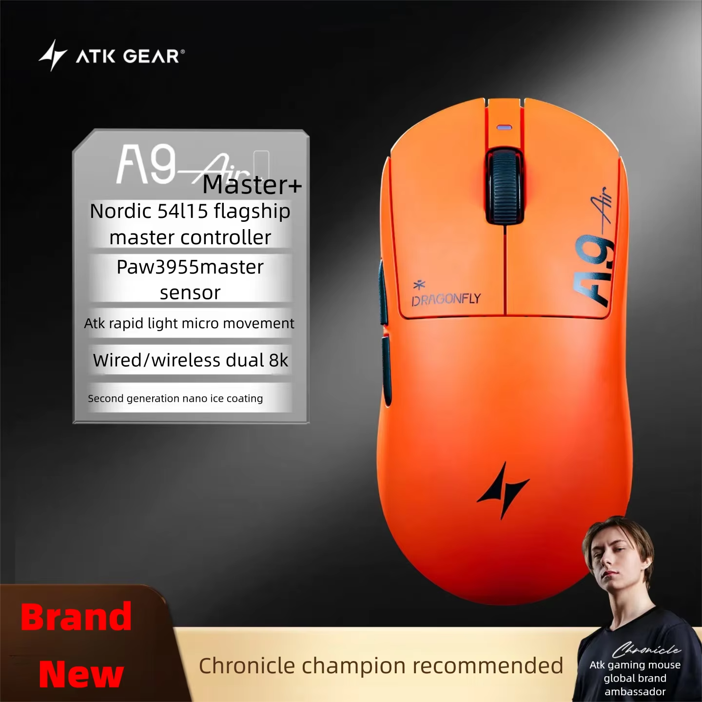 ATK A9 Air Ultimate Plus Gamin - Gaming Equipment Accessories recension och pris