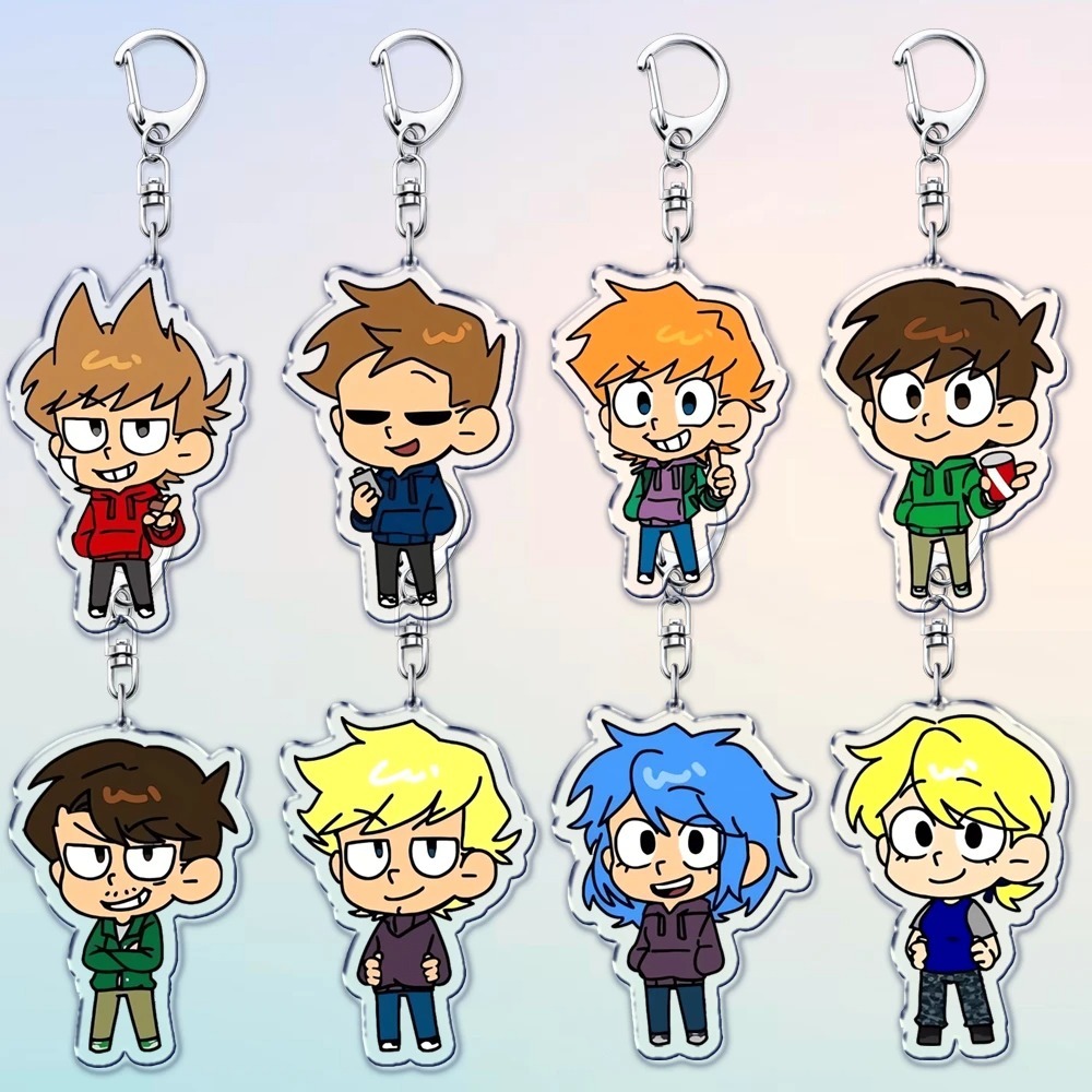 Cartoon Anime Keychains for Ac - Gaming Accessories Bag recension och pris