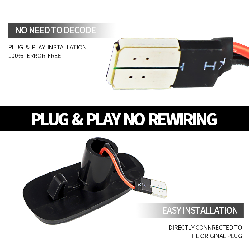 2PCS LED Dynamic Side Marker L - Gaming Equipment Accessories recension och pris