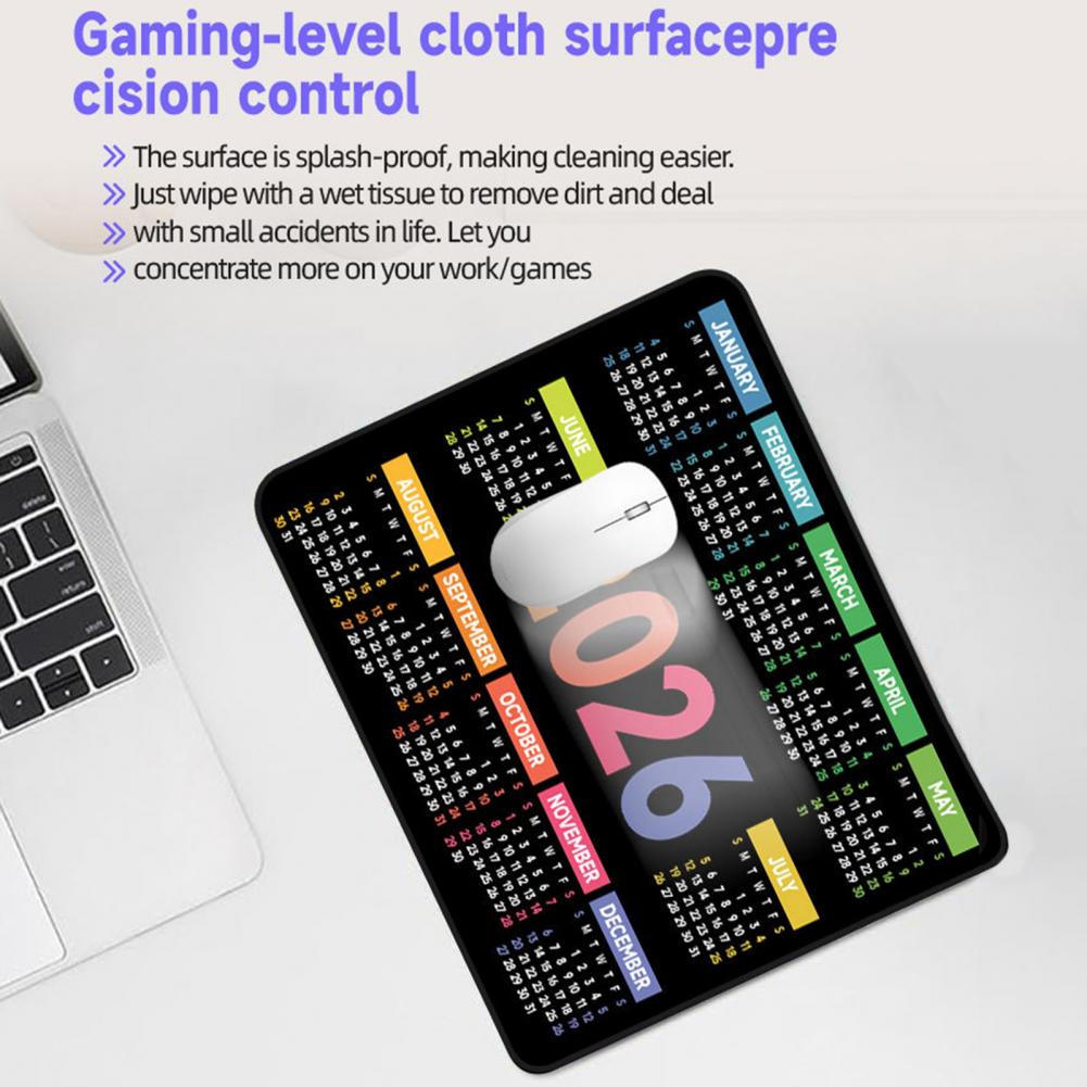 2026 Calendar Mouse Pad Waterp - Gaming Accessories For Desk recension och pris