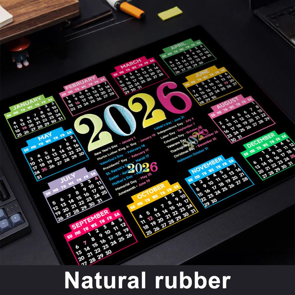 2026 Calendar Mouse Pad Waterp - Gaming Accessories For Desk recension och pris