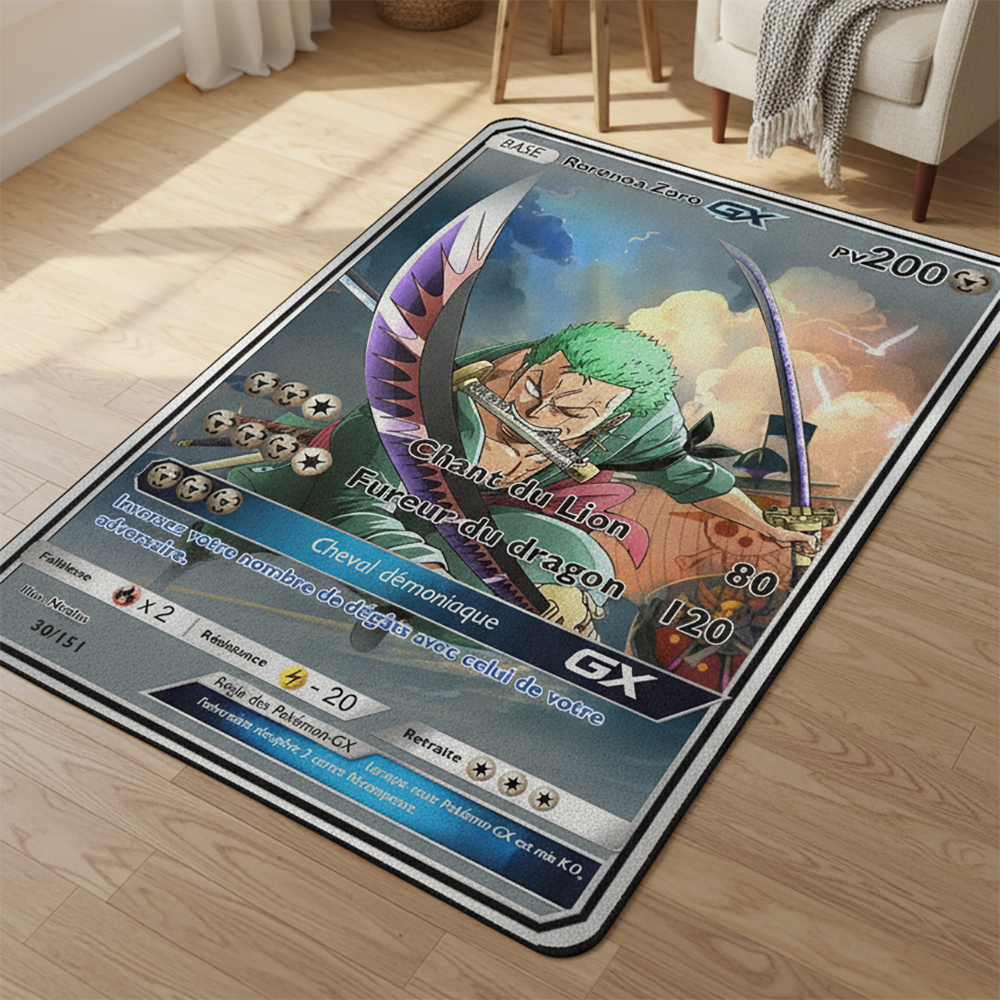 Cartoon One Piece Rug Anime Zo - Gaming Accessories For Kids Room recension och pris