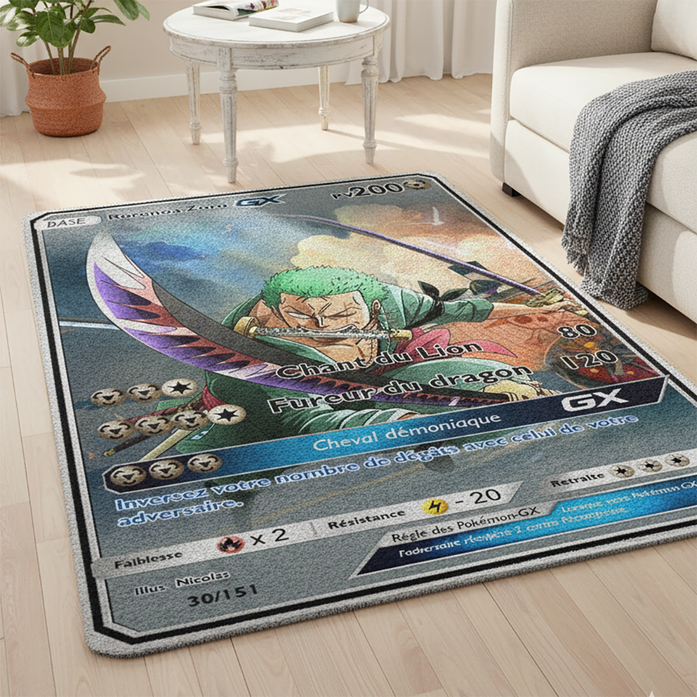 Cartoon One Piece Rug Anime Zo - Gaming Accessories For Kids Room recension och pris