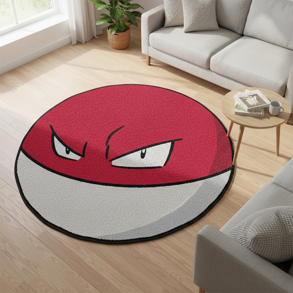 Pokemon Voltorb Anime Area Rug - Gaming Accessories For Kids Room recension och pris