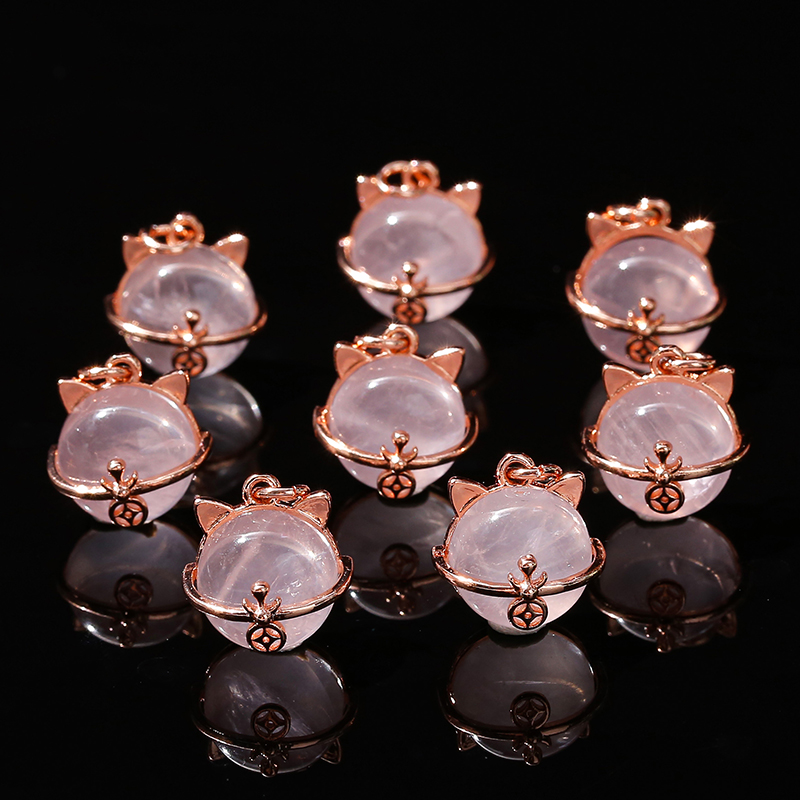 1 Pc Natural Pink Quartz Inlai - Gaming Equipment Accessories recension och pris