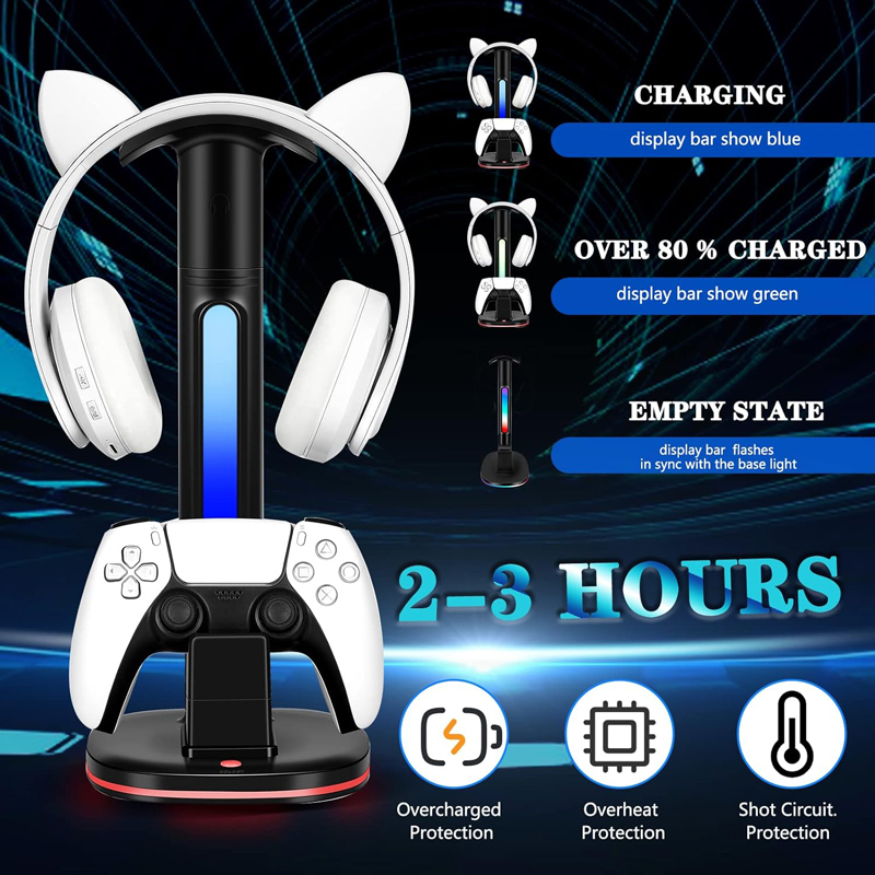 Controller Charging Station W  - Headset Stand Rgb recension och pris