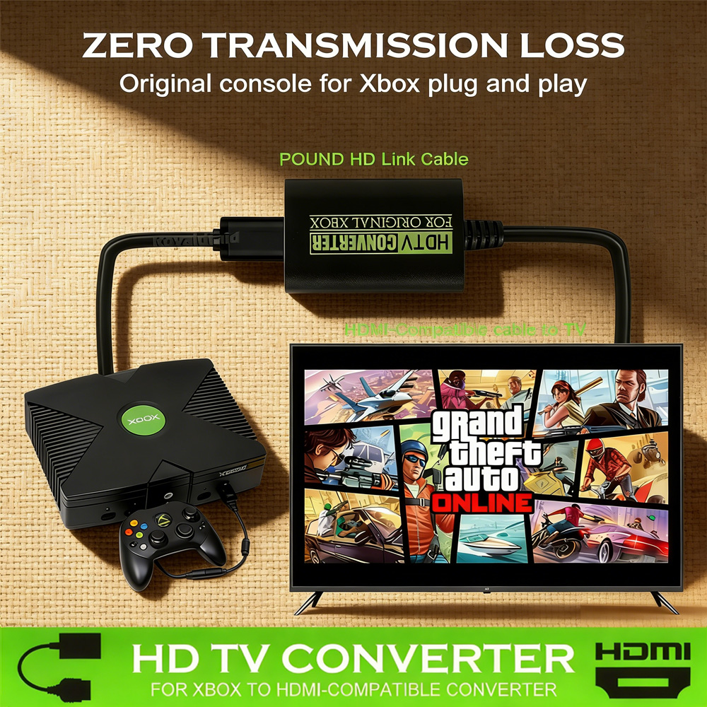 Original Xbox HDMI Cable Adapt - Gaming Accessories Best recension och pris