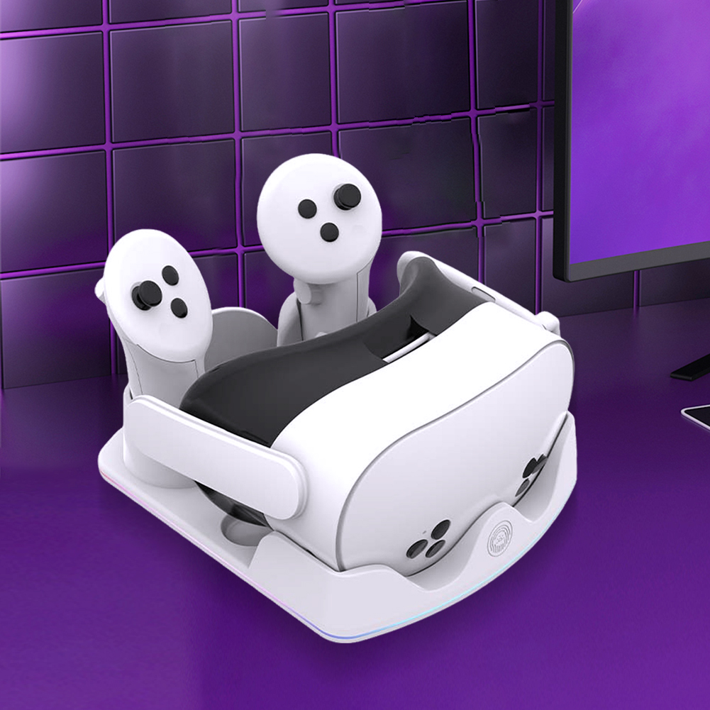 Charging Dock for Meta Quest 3 - Headset Stand Rgb recension och pris