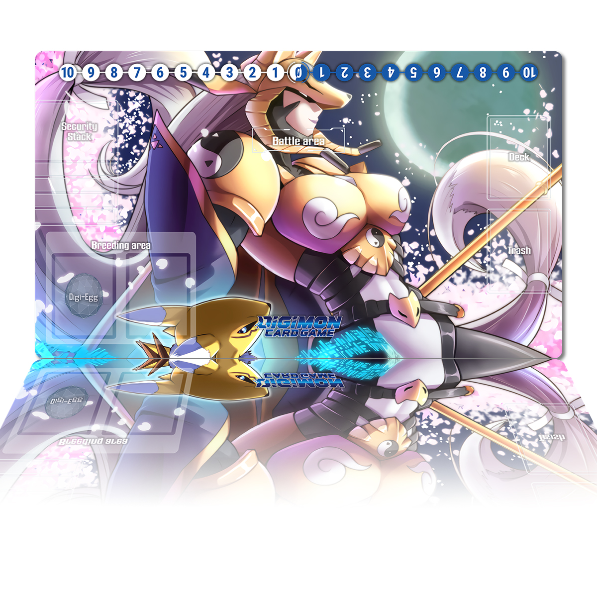 Digimon Sakuyamon Playmat TCG  - Gaming Accessories Bag recension och pris