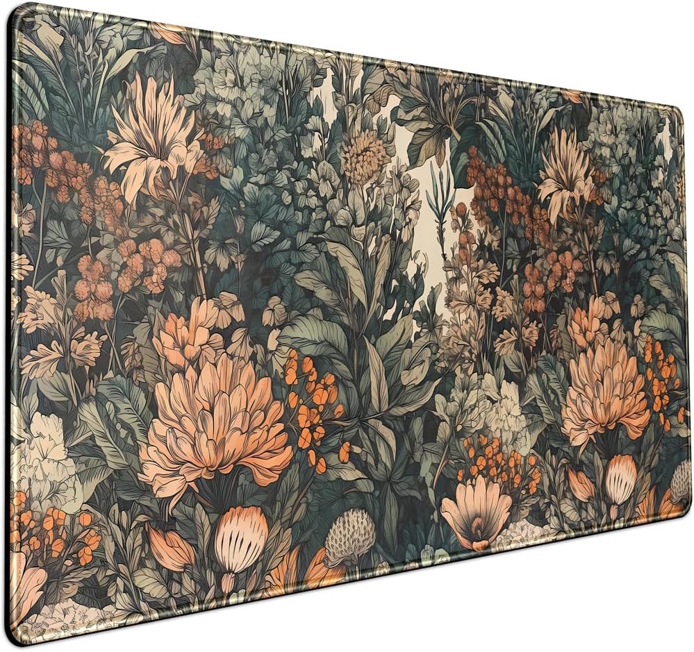 Boho Aesthetic Desk Mat Wildfl - Gaming Accessories Images recension och pris