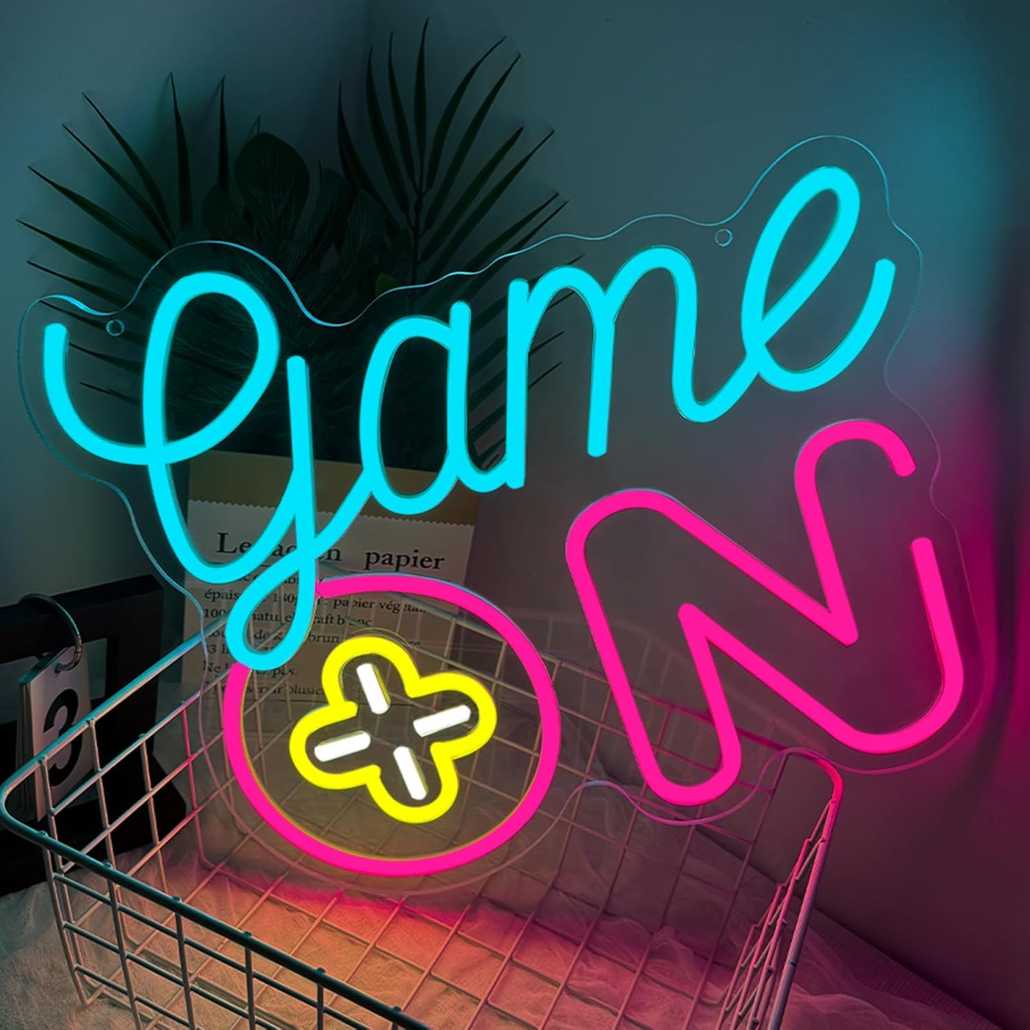 Game on Neon Sign Gaming LED N - Gaming Accessories For Kids Room recension och pris