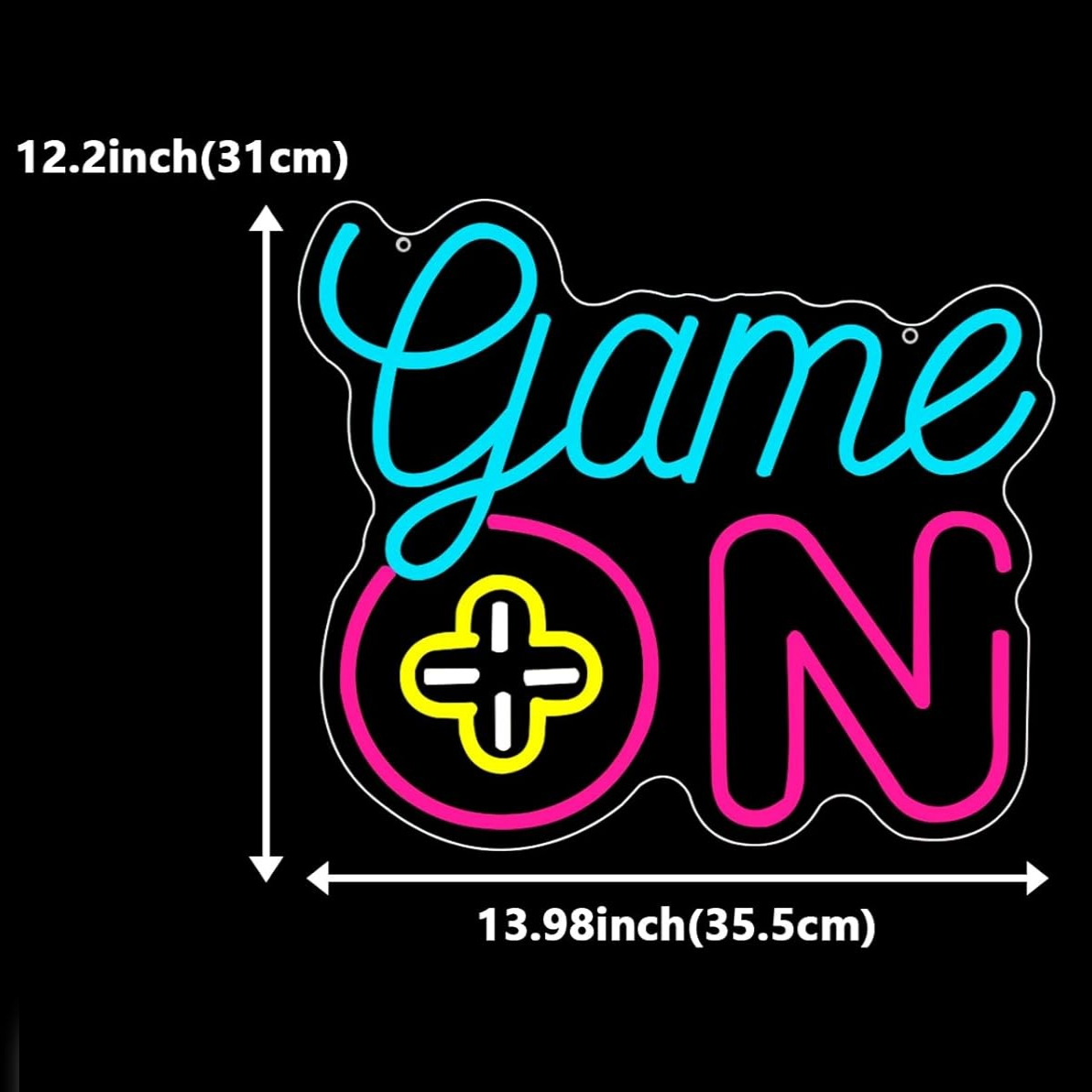 Game on Neon Sign Gaming LED N - Gaming Accessories For Kids Room recension och pris