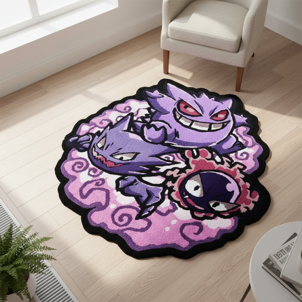Anime Pokemon Rug, Gengar Haun - Gaming Accessories For Kids Room recension och pris