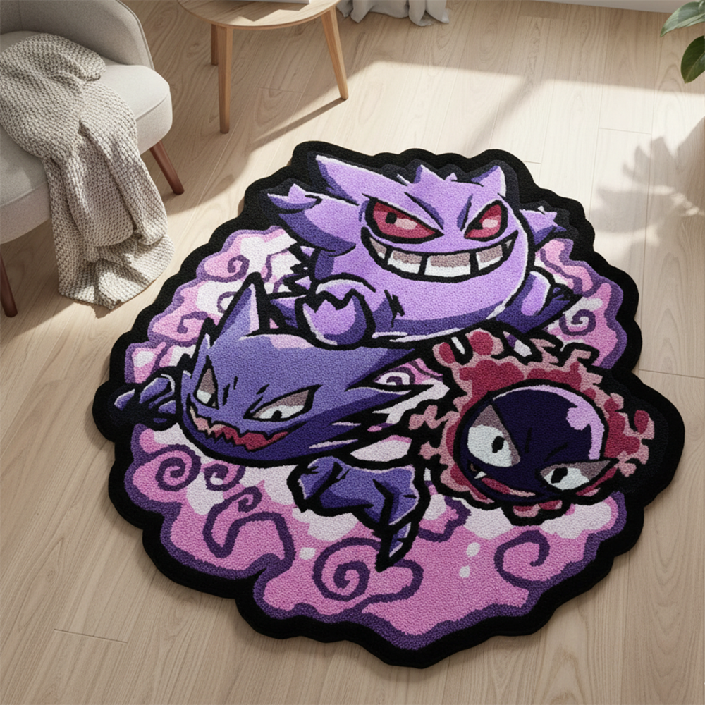 Anime Pokemon Rug, Gengar Haun - Gaming Accessories For Kids Room recension och pris