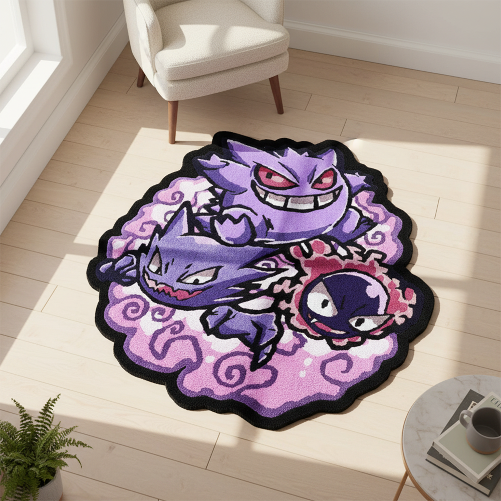 Anime Pokemon Rug, Gengar Haun - Gaming Accessories For Kids Room recension och pris
