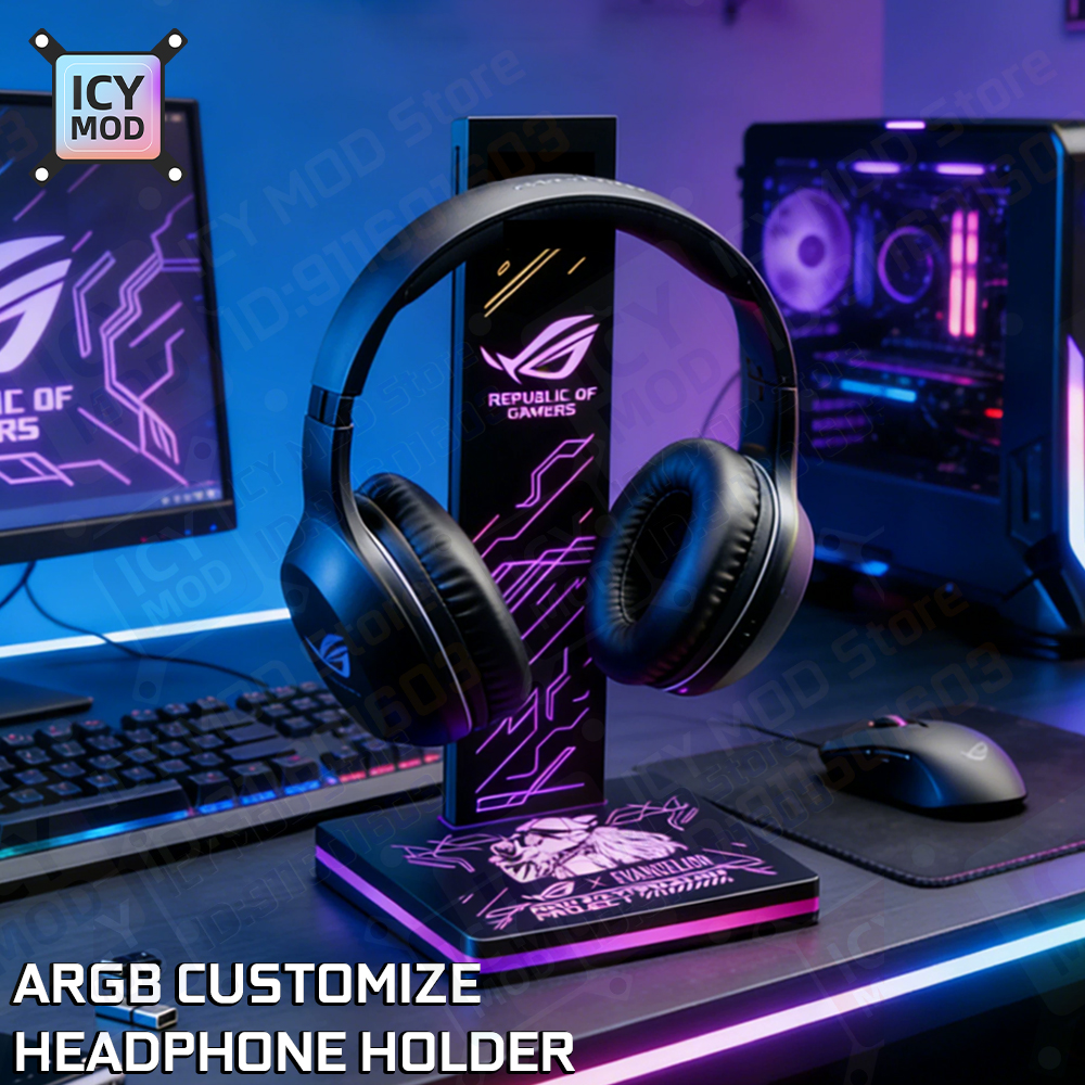 ARGB Headphone Holder PC Light - Headset Stand Rgb recension och pris
