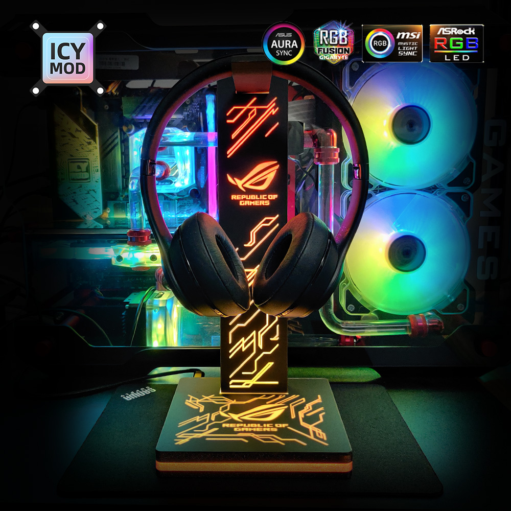 ARGB Headphone Holder PC Light - Headset Stand Rgb recension och pris
